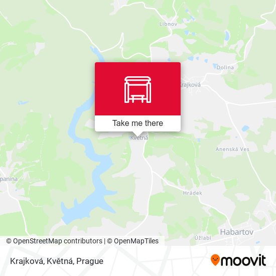 Krajková, Květná map