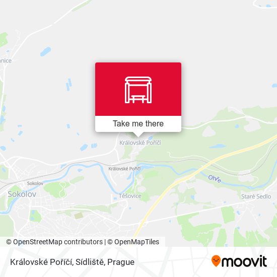 Královské Poříčí, Sídliště map