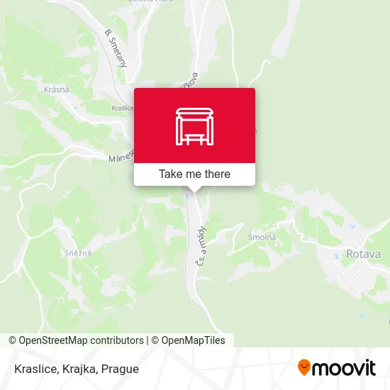 Карта Kraslice, Krajka