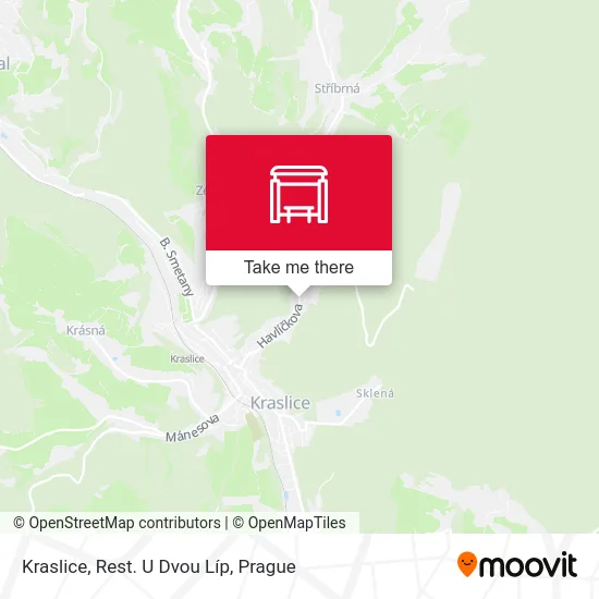 Карта Kraslice, Rest. U Dvou Líp