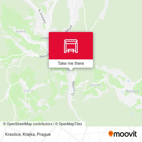 Карта Kraslice, Krajka