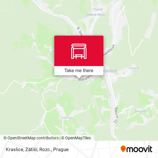 Карта Kraslice, Zátiší, Rozc.