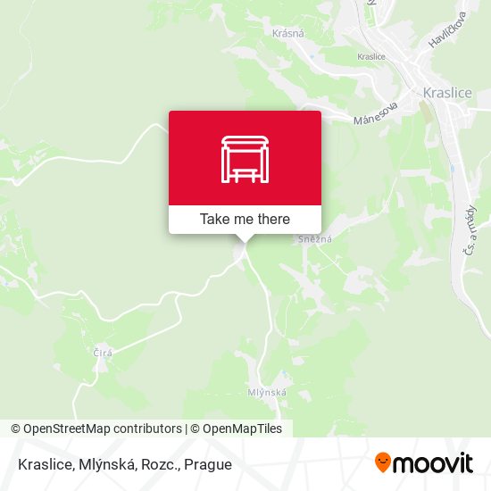 Kraslice, Mlýnská, Rozc. map