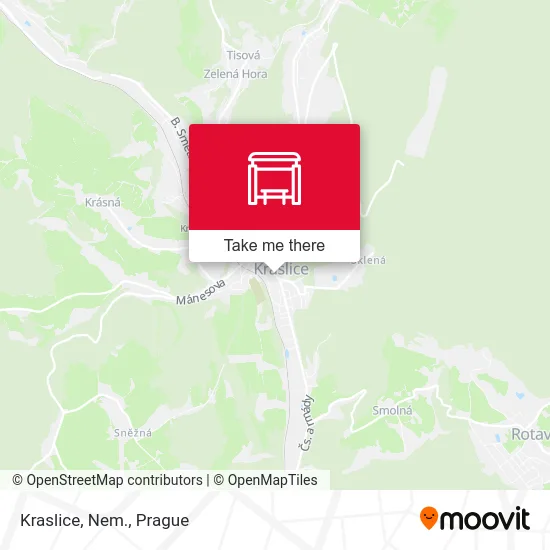 Карта Kraslice, Nem.