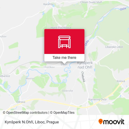 Kynšperk N.Ohří, Liboc map