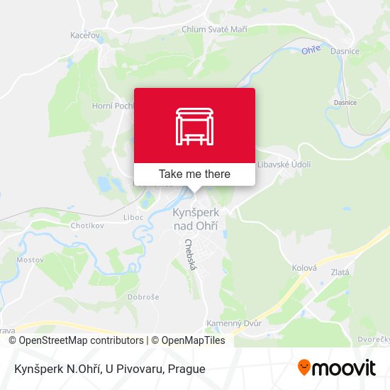 Kynšperk N.Ohří, U Pivovaru map