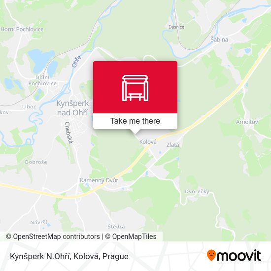 Kynšperk N.Ohří, Kolová map