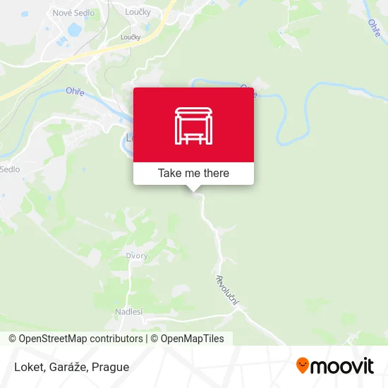 Карта Loket, Garáže