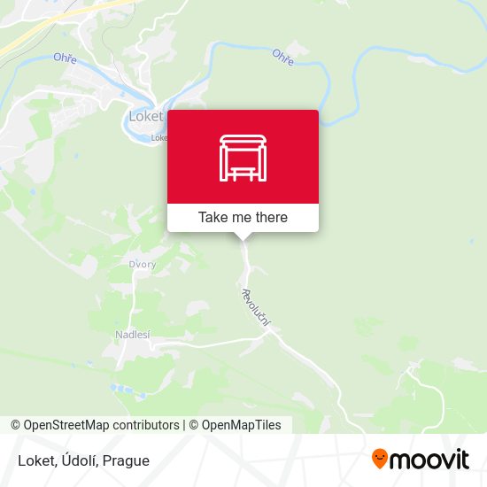 Loket, Údolí map