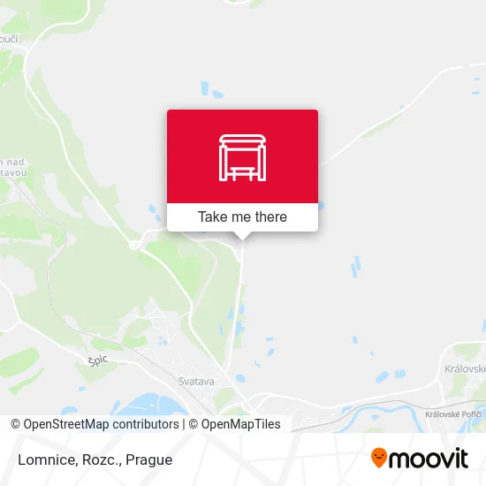 Карта Lomnice, Rozc.