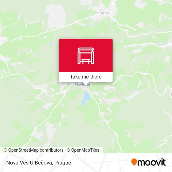 Карта Nová Ves U Bečova