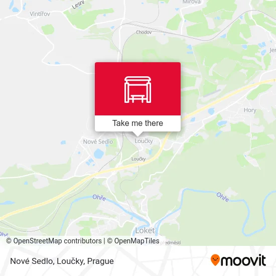 Карта Nové Sedlo, Loučky