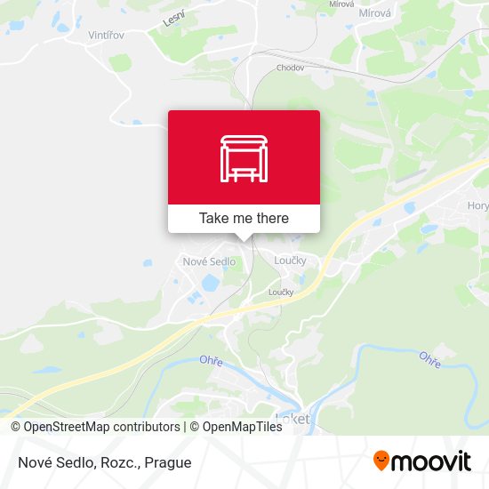 Карта Nové Sedlo, Rozc.