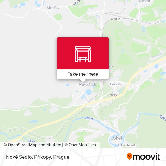 Nové Sedlo, Příkopy map