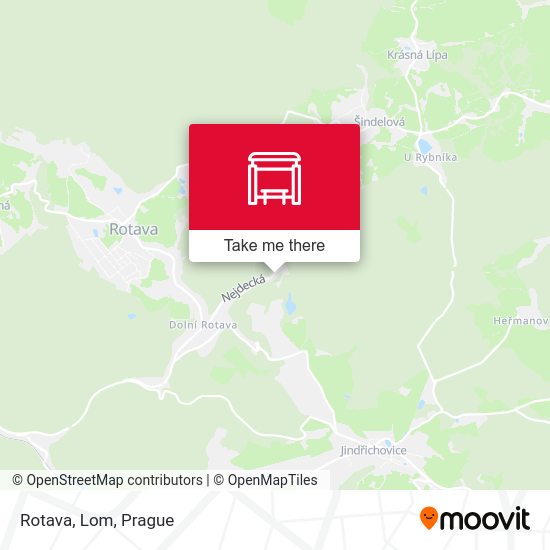 Карта Rotava, Lom