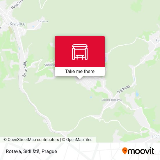Rotava, Sídliště map
