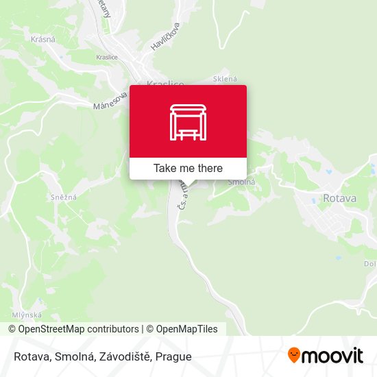 Rotava, Smolná, Závodiště map