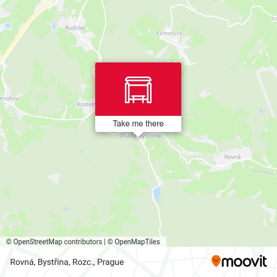 Rovná, Bystřina, Rozc. map
