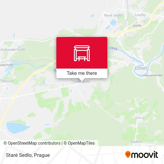 Карта Staré Sedlo