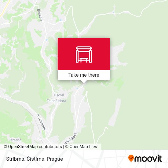 Stříbrná, Čistírna map