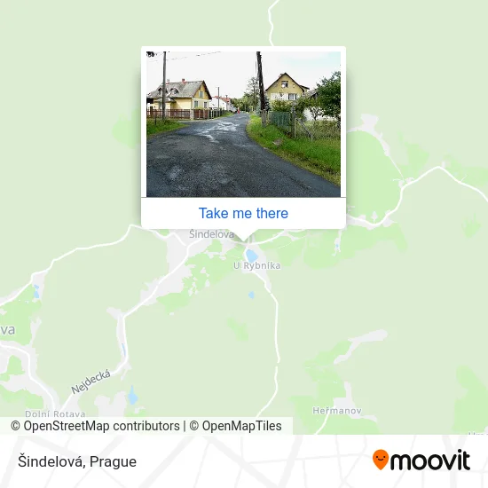 Карта Šindelová