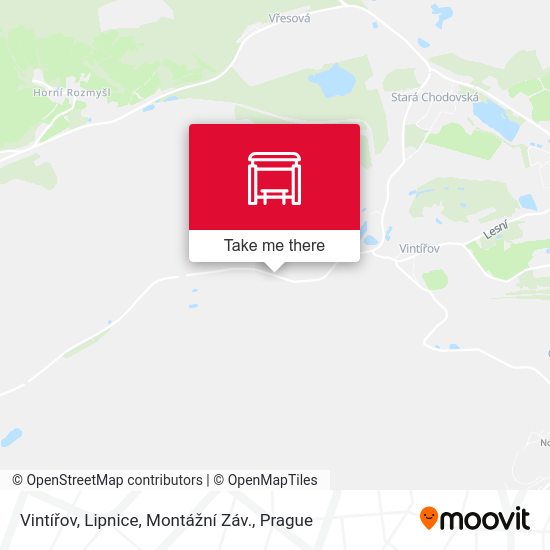 Vintířov, Lipnice, Montážní Záv. map