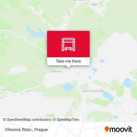 Карта Vřesová, Rozc.