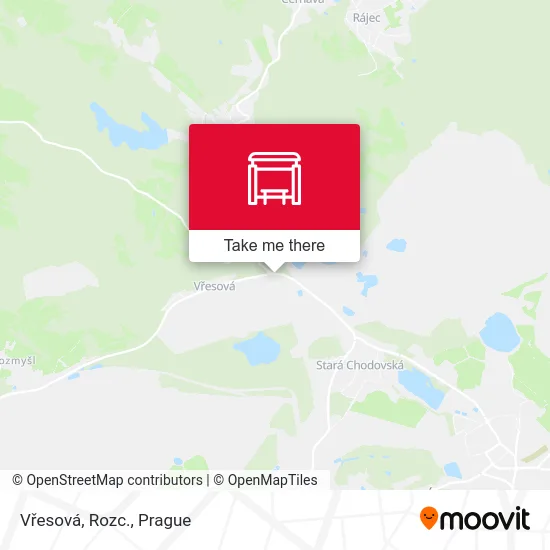 Карта Vřesová, Rozc.