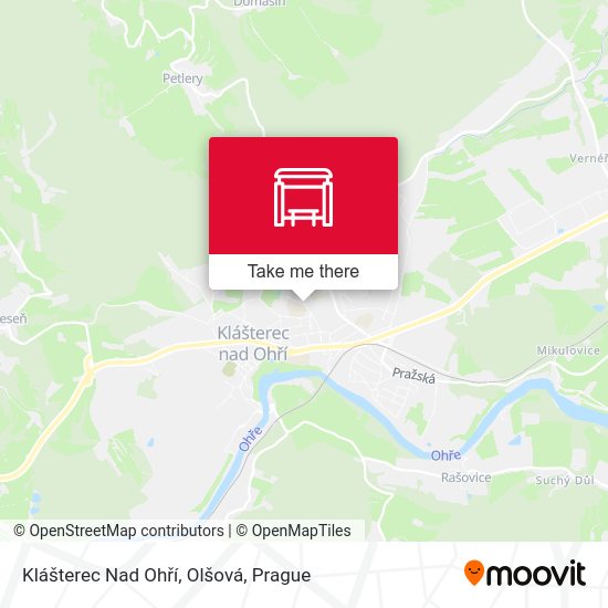 Klášterec Nad Ohří, Olšová map