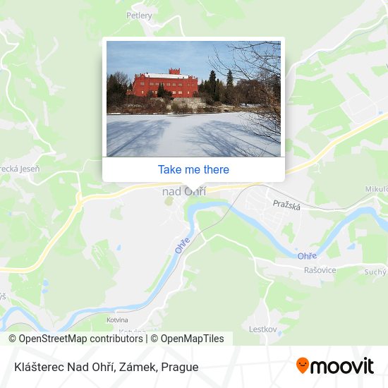 Klášterec Nad Ohří, Zámek map