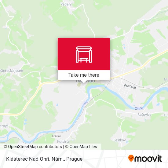 Klášterec Nad Ohří, Nám. map