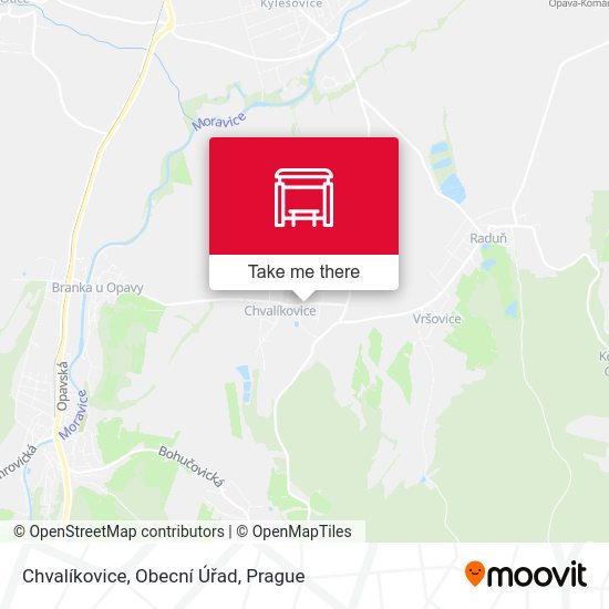 Chvalíkovice, Obecní Úřad map