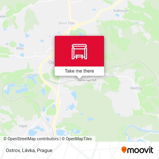 Карта Ostrov, Lávka