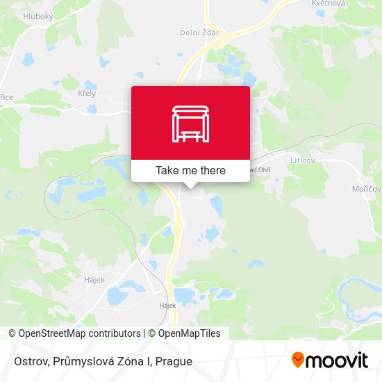 Ostrov, Průmyslová Zóna I map