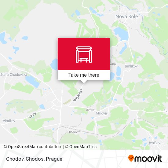 Карта Chodov, Chodos