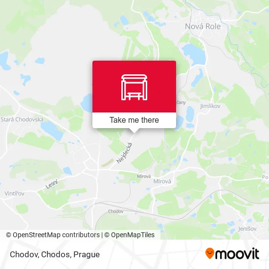 Карта Chodov, Chodos