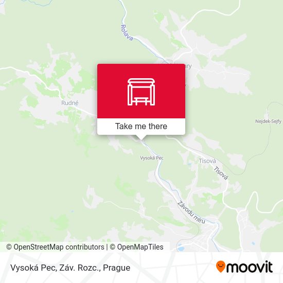 Vysoká Pec, Záv. Rozc. map