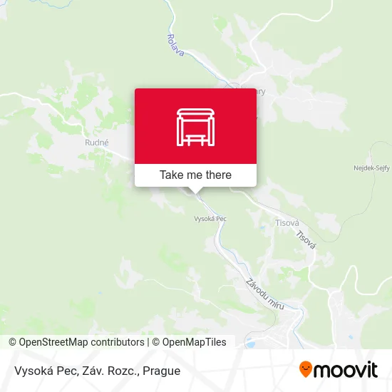 Карта Vysoká Pec, Záv. Rozc.