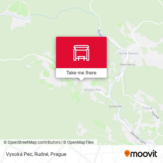 Vysoká Pec, Rudné map