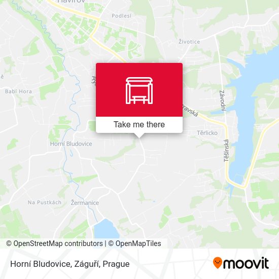 Horní Bludovice, Záguří map