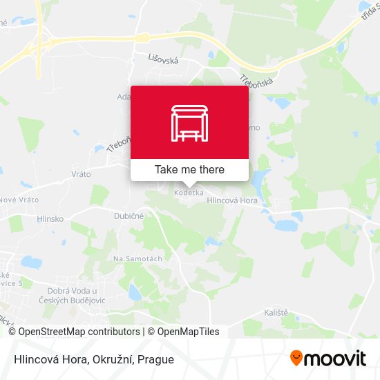 Hlincová Hora, Okružní map