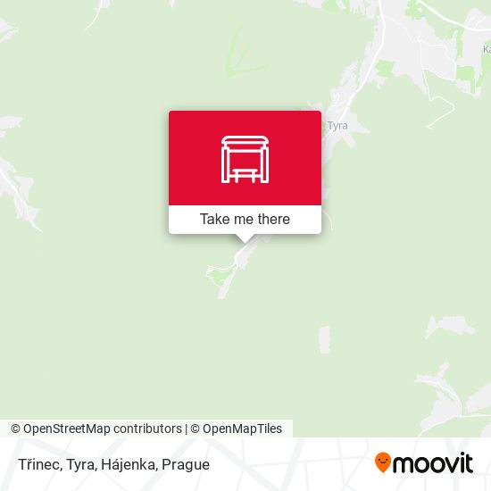 Třinec, Tyra, Hájenka map