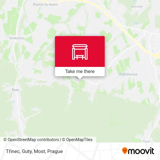 Карта Třinec, Guty, Most