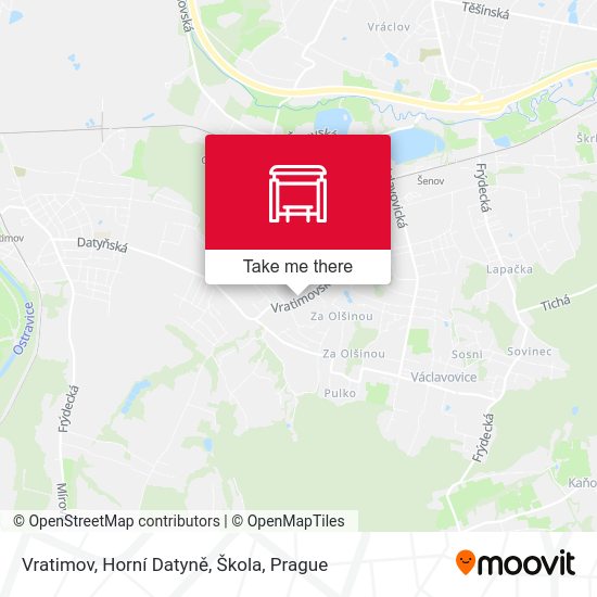 Vratimov, Horní Datyně, Škola map