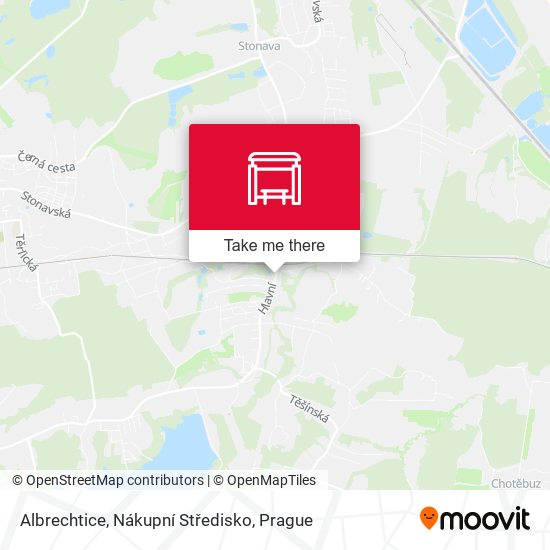 Albrechtice, Nákupní Středisko map