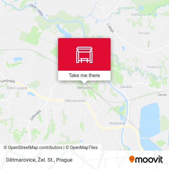 Dětmarovice, Žel. St. map