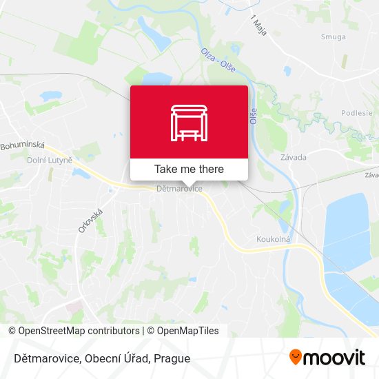 Dětmarovice, Obecní Úřad map