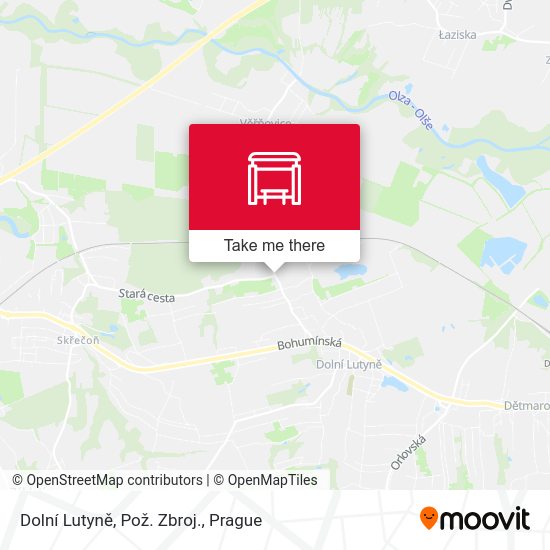 Dolní Lutyně, Pož. Zbroj. map