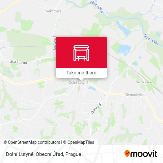 Dolní Lutyně, Obecní Úřad map