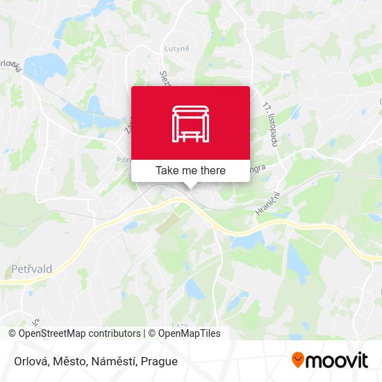 Orlová, Město, Náměstí map
